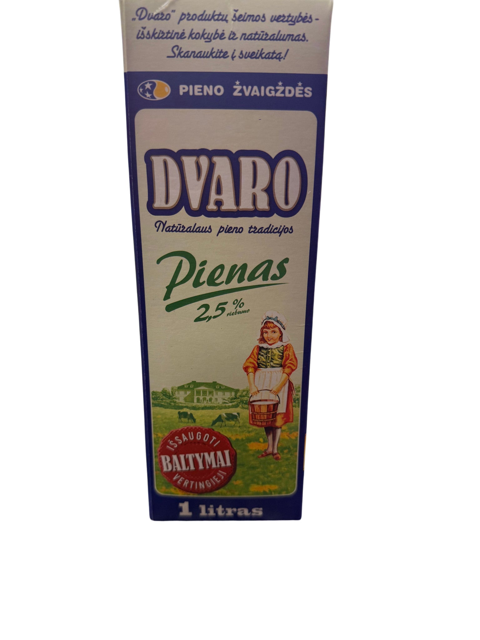 Pienas DVARO 1l