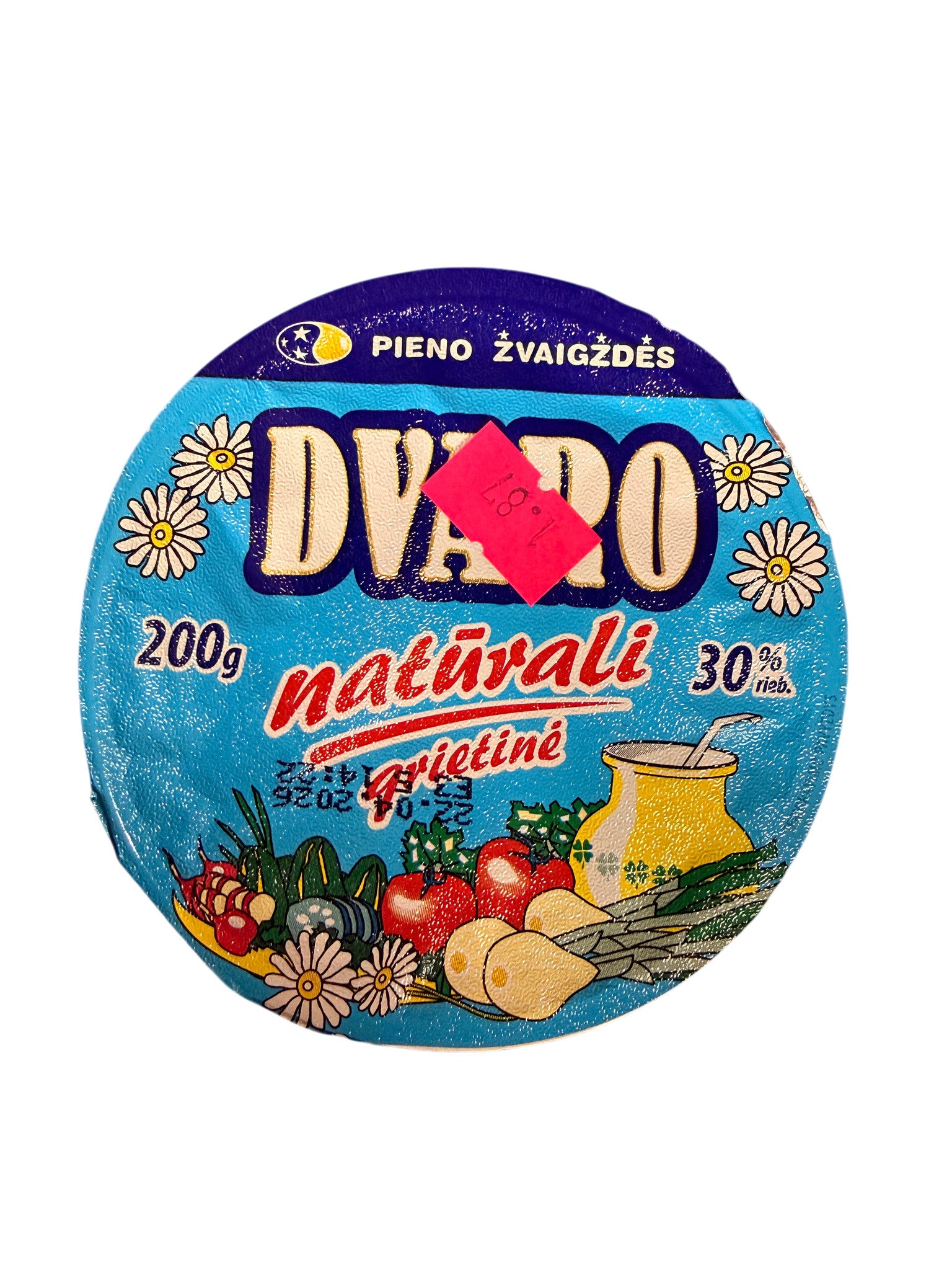 DVARO grietinė, 30 % rieb., 200 g