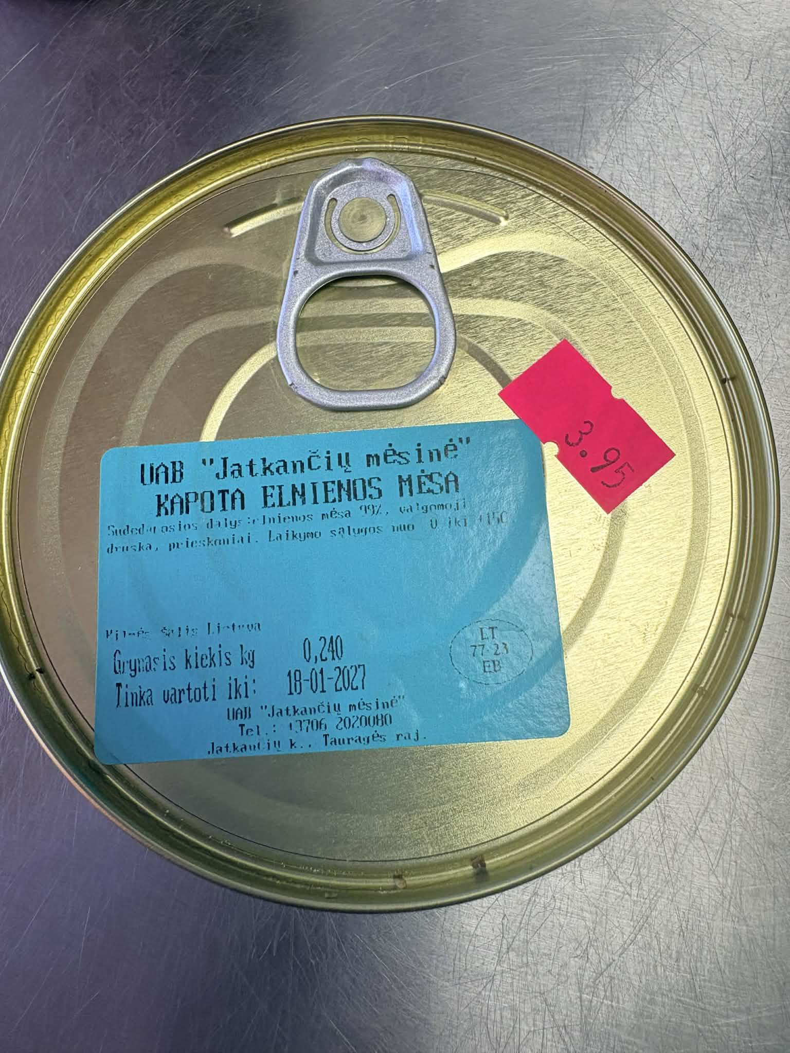 Kapota elnienos mėsa