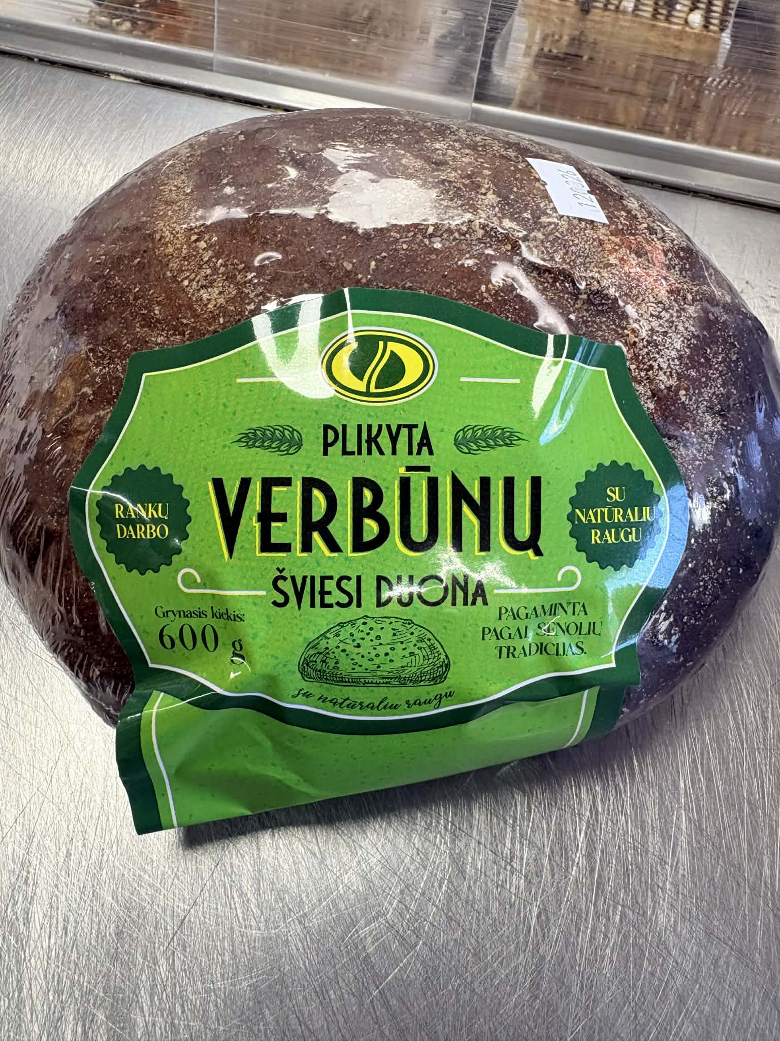 Plikyta šviesa VERBŪNŲ duona